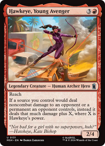Hawkeye, Young Avenger [Marvel Super Heroes]
