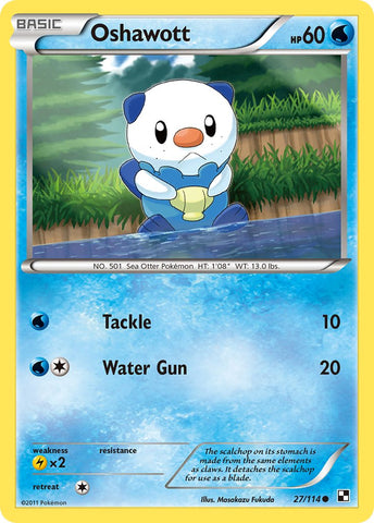 Oshawott (27/114) [Alternate Art Promos]