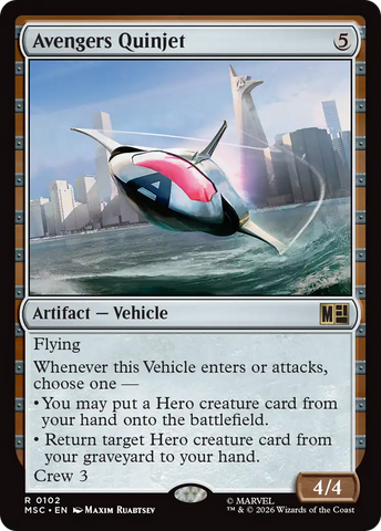 Avengers Quinjet [Marvel Super Heroes Commander]