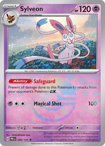 Sylveon (040/131) (Poke Ball Pattern) [Scarlet & Violet: Prismatic Evolutions]