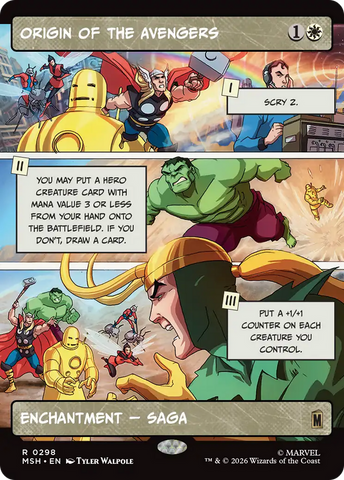 Origin of the Avengers (Borderless) [Marvel Super Heroes]