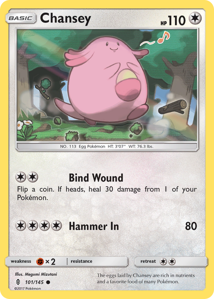 Chansey (101/145) [Sun & Moon: Guardians Rising]