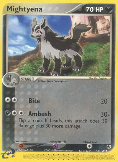 Mightyena (42/109) [EX: Ruby & Sapphire]