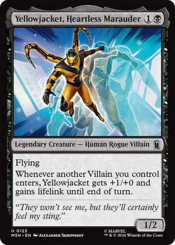 Yellowjacket, Heartless Marauder [Marvel Super Heroes]