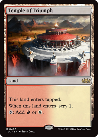 Temple of Triumph [Tarkir: Dragonstorm Commander]