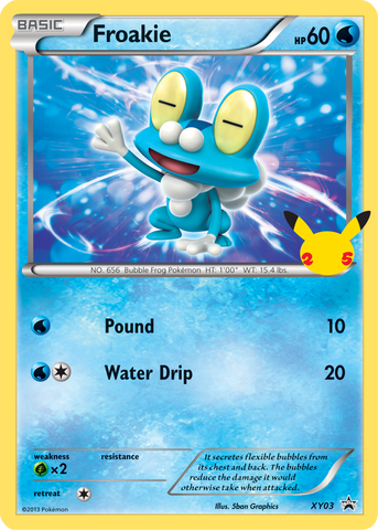 Froakie (XY03) (Jumbo Card) [First Partner Pack]