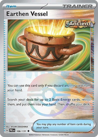 Earthen Vessel (106/131) (Poke Ball Pattern) [Scarlet & Violet: Prismatic Evolutions]