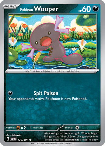 Paldean Wooper (126/197) [Scarlet & Violet: Obsidian Flames]