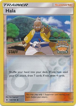 Hala (126/145) (Regional Championship Promo Staff) [Sun & Moon: Guardians Rising]