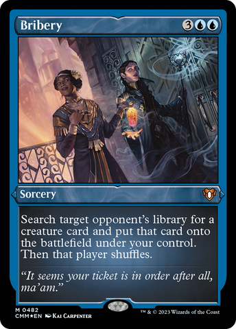 Bribery (Foil Etched) [Commander Masters]