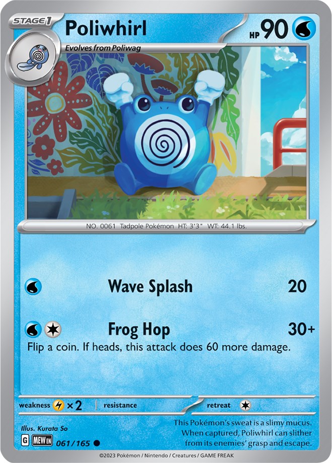 Poliwhirl (061/165) [Scarlet & Violet 151]