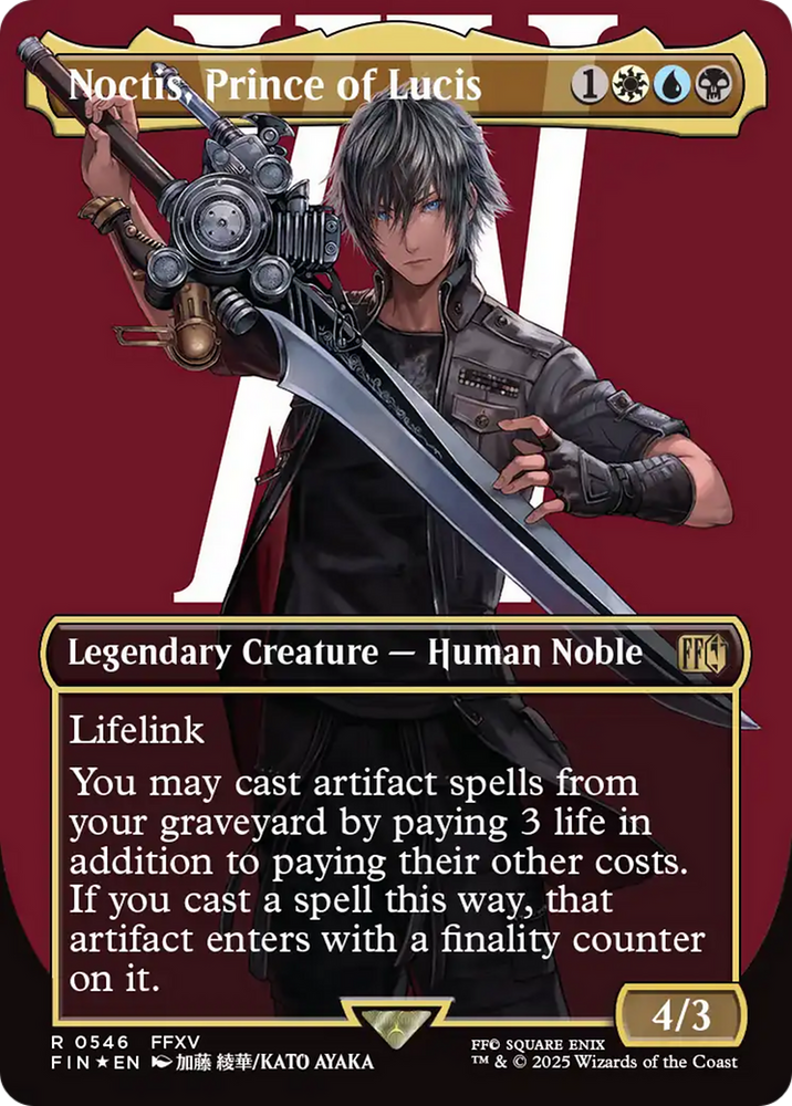 Noctis, Prince of Lucis (Borderless) (Surge Foil) [FINAL FANTASY]