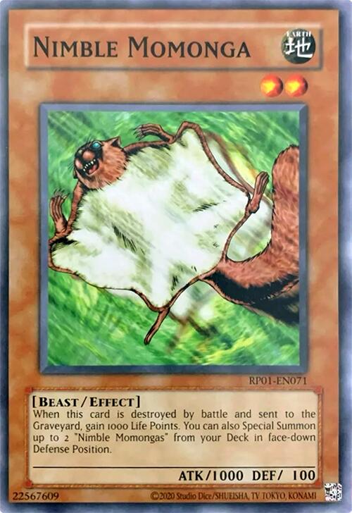 Nimble Momonga [RP01-EN071] Common