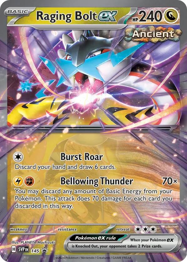 Raging Bolt ex (145) [Scarlet & Violet: Black Star Promos]