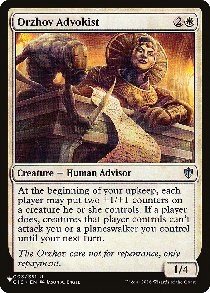 Orzhov Advokist [The List]