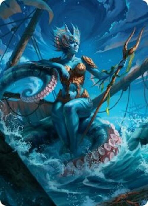 Kiora, the Rising Tide Art Card (30/54) [Foundations Art Series]