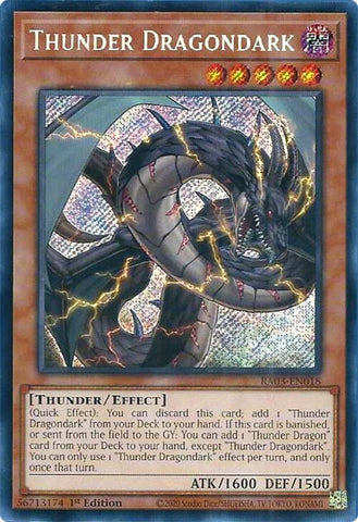 Thunder Dragondark (Secret Rare) [RA03-EN018] Secret Rare