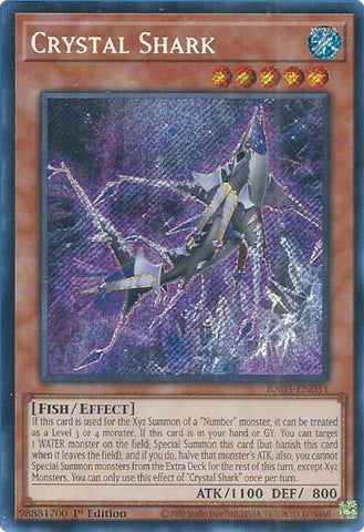 Crystal Shark (Secret Rare) [RA03-EN031] Secret Rare