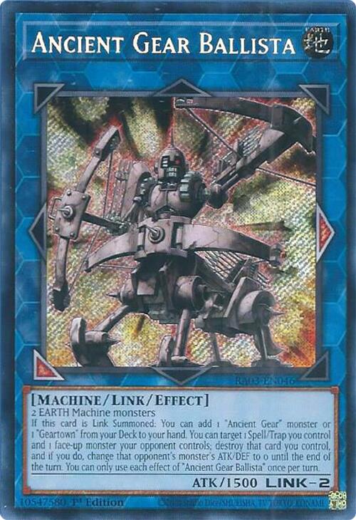 Ancient Gear Ballista (Secret Rare) [RA03-EN046] Secret Rare