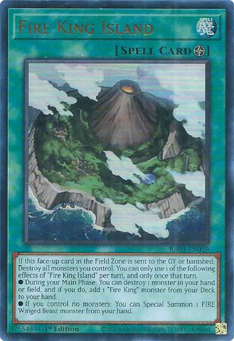 Fire King Island (UR) [RA03-EN059] Ultra Rare