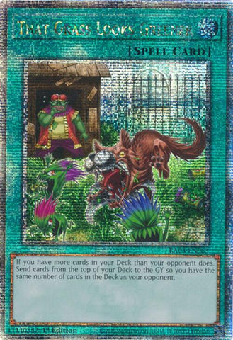 That Grass Looks Greener (Quarter Century Secret Rare) [RA03-EN063] Quarter Century Secret Rare