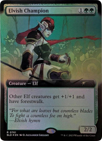 Elvish Champion (Extended Art) [Secret Lair Drop Series]