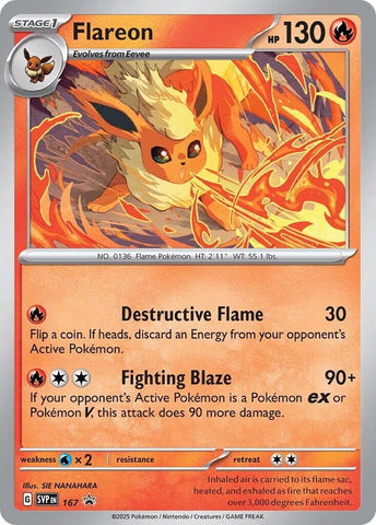 Flareon (SVP167) [Scarlet & Violet: Black Star Promos]