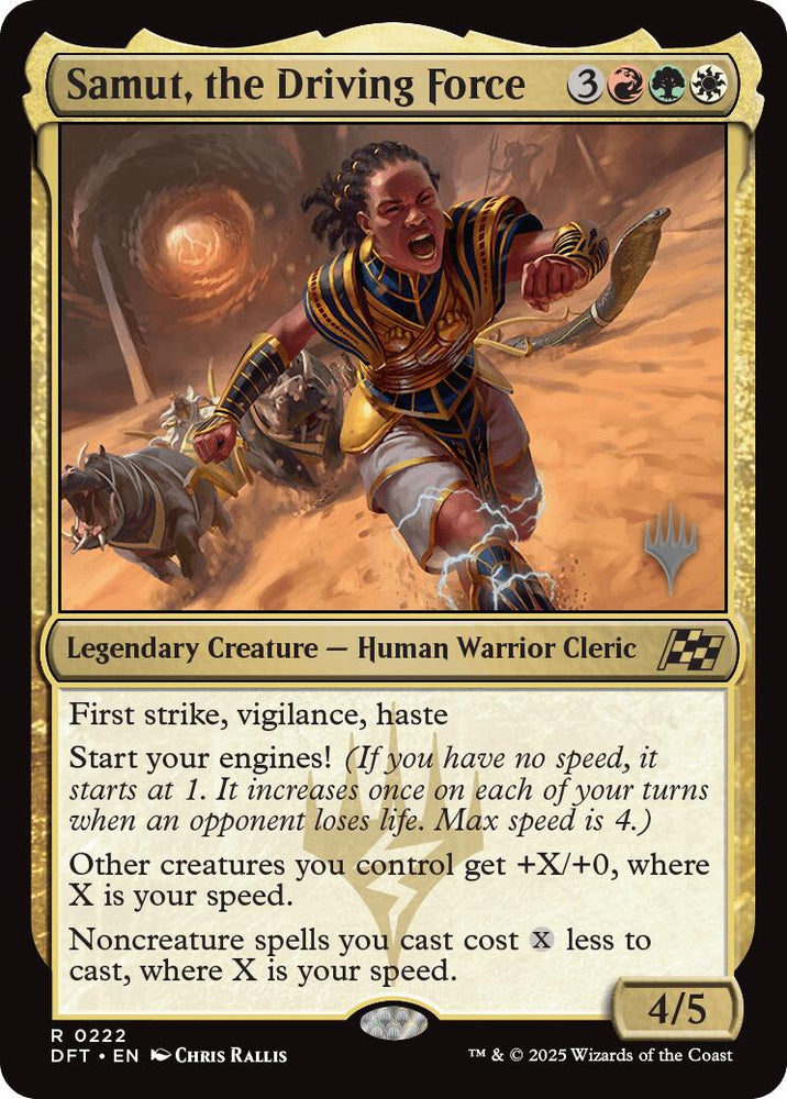 Samut, the Driving Force [Aetherdrift Promos]