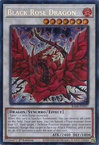 Black Rose Dragon [RA04-EN057] Secret Rare