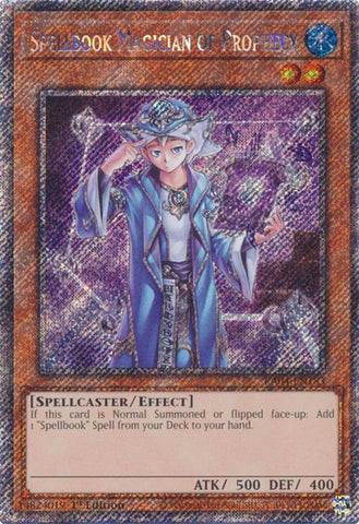 Spellbook Magician of Prophecy [RA04-EN183] Platinum Secret Rare