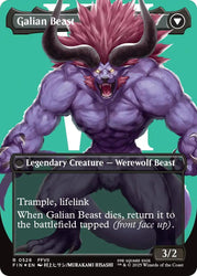 Vincent Valentine // Galian Beast (Borderless) (Surge Foil) [FINAL FANTASY]