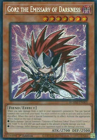 Gorz the Emissary of Darkness [BLMM-EN005] Secret Rare