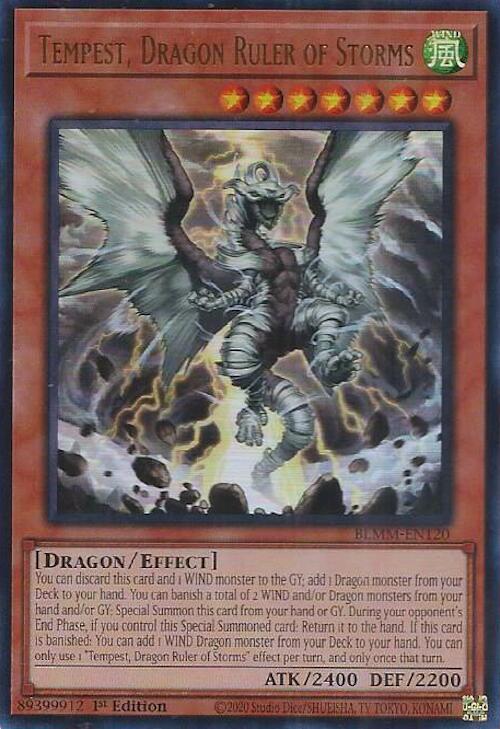 Tempest, Dragon Ruler of Storms [BLMM-EN120] Ultra Rare
