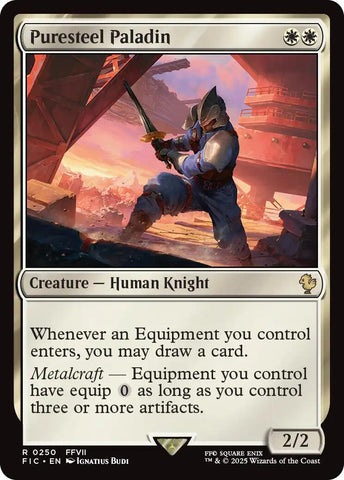 Puresteel Paladin (Surge Foil) [FINAL FANTASY Commander]