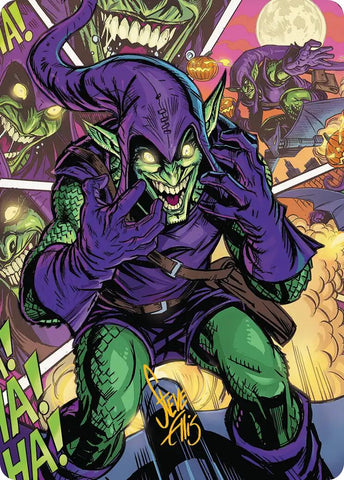 Green Goblin Art Card (49/54) (Gold-Stamped Signature) [Marvel's Spider-Man Art Series]