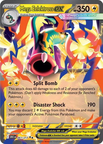 Mega Eelektross ex (061/217) [Mega Evolution: Ascended Heroes]