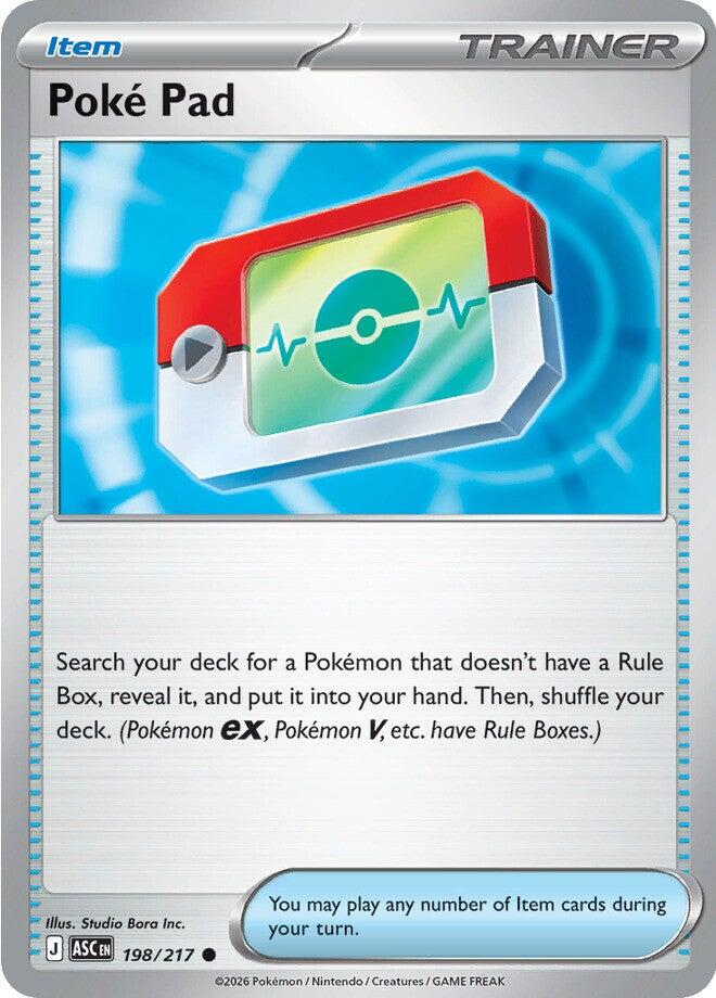 Poke Pad (198/217) (Reverse Holo) [Mega Evolution: Ascended Heroes]