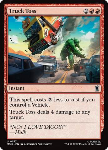 Truck Toss [Marvel Super Heroes]