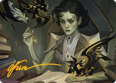 Eternal Student Art Card (Gold-Stamped Signature) [Secrets of Strixhaven Art Series]