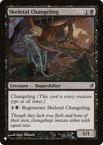 Skeletal Changeling [The List]