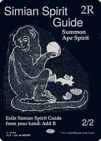 Simian Spirit Guide (0189) [Secret Lair x MSCHF: The Zeta Set]