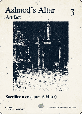 Ashnod's Altar (0095) [Secret Lair x MSCHF: The Zeta Set]