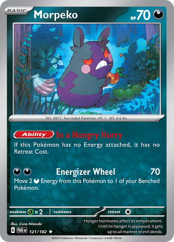 Morpeko (121/182) [Scarlet & Violet: Paradox Rift]