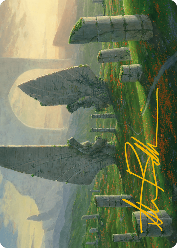 Monumental Henge Art Card (Gold-Stamped Signature) [Modern Horizons 3 Art Series]