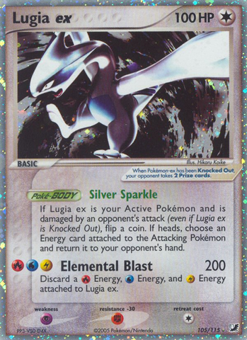 Lugia ex (105/115) [EX: Unseen Forces]