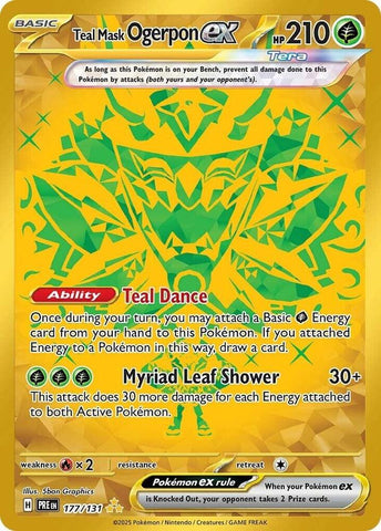 Teal Mask Ogerpon ex (177/131) [Scarlet & Violet: Prismatic Evolutions]