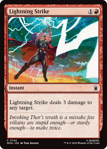 Lightning Strike [Marvel Super Heroes]
