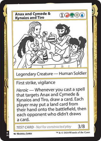 Anax and Cymede & Kynaios and Tiro [Mystery Booster 2 Playtest Cards]