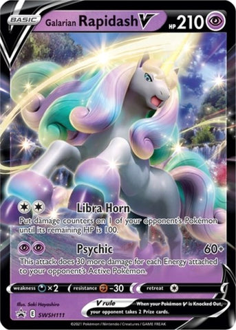 Galarian Rapidash V (SWSH111) [Sword & Shield: Black Star Promos]