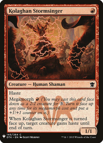 Kolaghan Stormsinger [Mystery Booster]